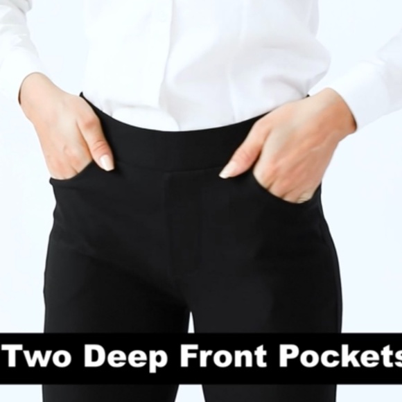 Black H&M Skinny Super Stretch Pants Size 12  NWT - Picture 6 of 10